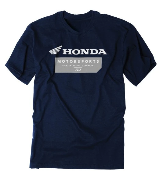 

HONDA Men's Motorcycle Sports Casual Cotton T-Shirt 2025 Summer Flat Print Women's Comfort T-Shirt