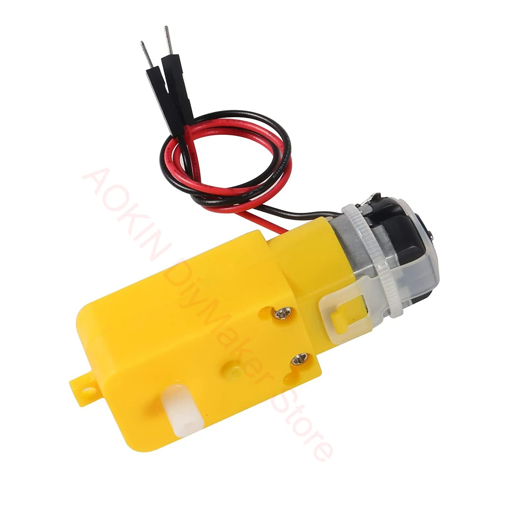 TT Motor Smart Car Robot Gear Motor with Cable DC Electric Gear TT Motor for Arduino DIY Smart Car Robot Aircraft Toys