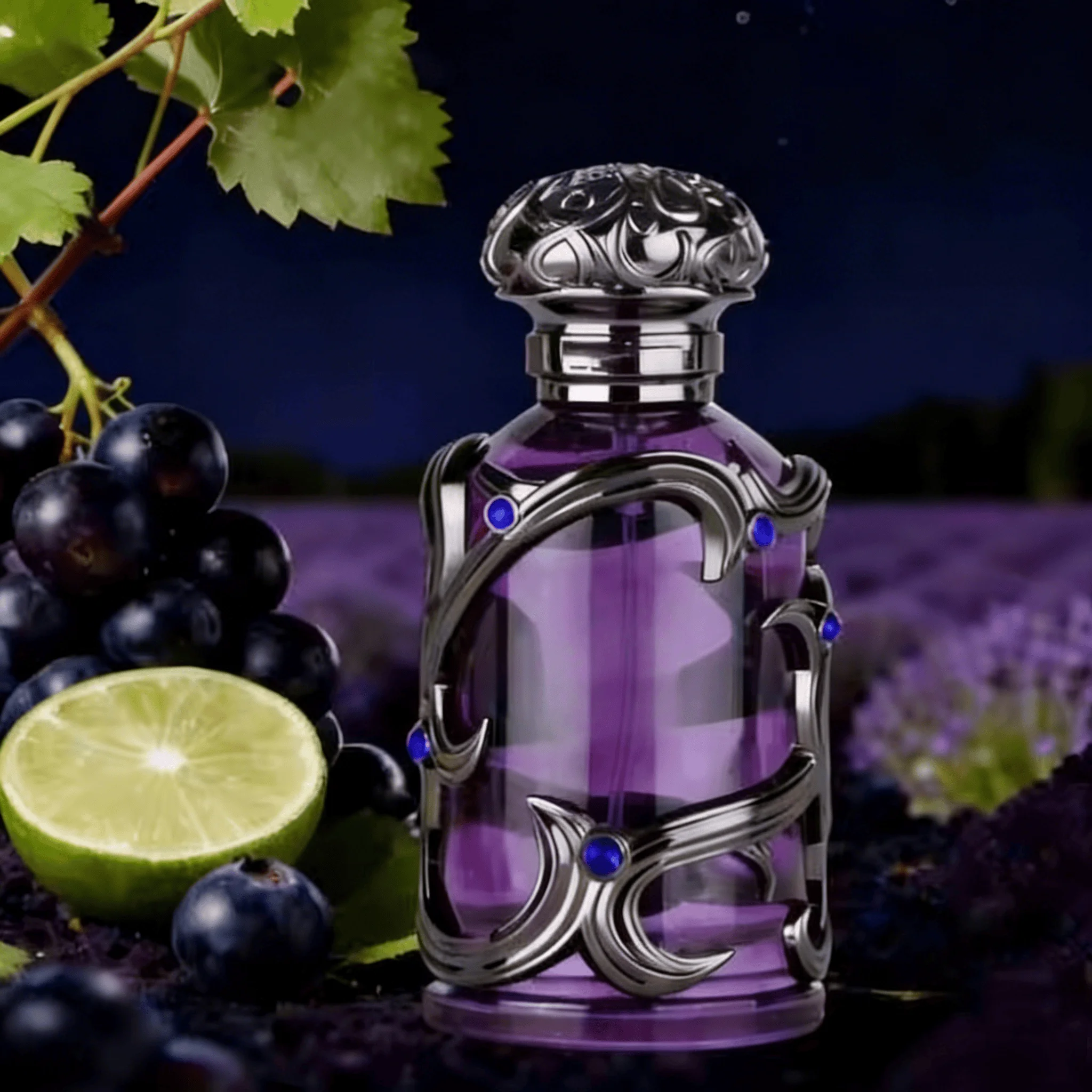

Unisex Eau De Parfum 100ml Long Lasting Floral Fragrance Fresh Elegant Fruity Aroma with Apple Orange Bergamot Freesia Incense