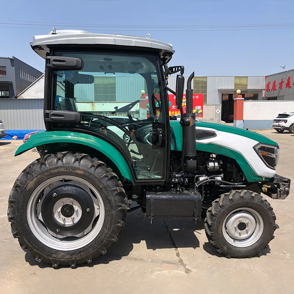 40HP 60HP 70HP Compact Four Wheel Drive Agricultural Tractor Machinery Small Tractor Multifunctional Farm Mini Tractor for Sale