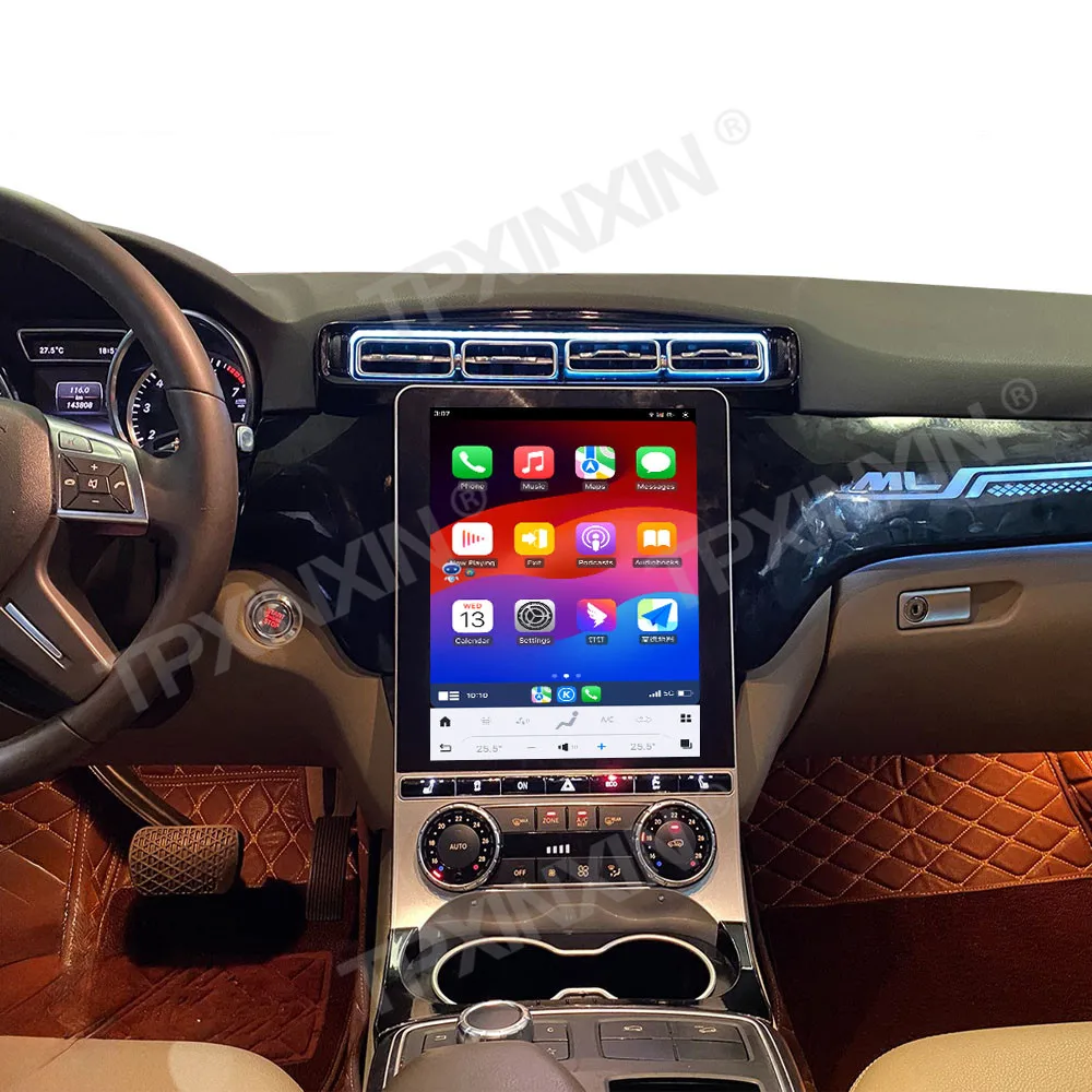 

12.1" Android 14.0 Auto Carplay Navigation For Mercedes Benz ML 2012 2013 2014 2015 Car Radio Multimedia Player Stereo Head Unit