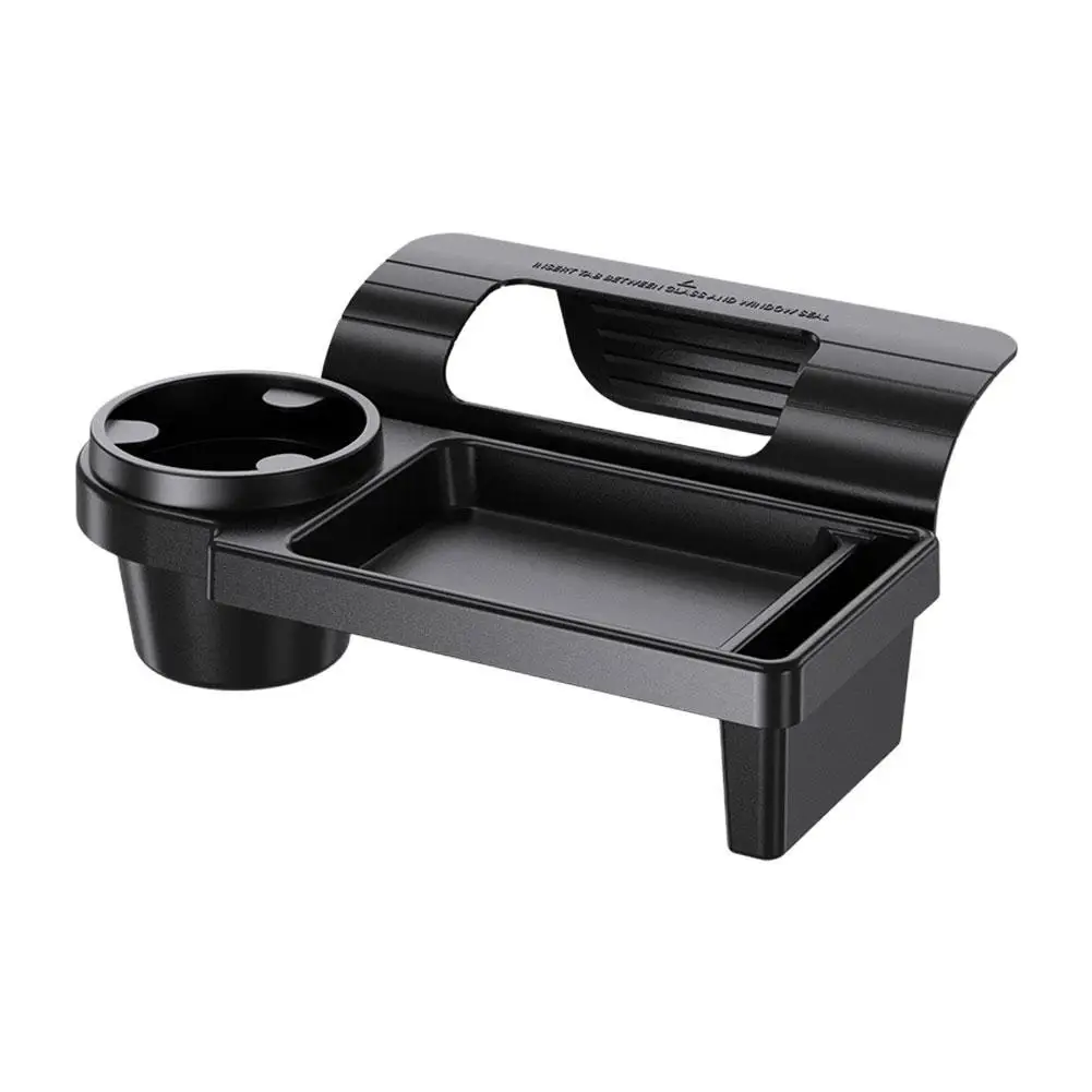 1 adet çok fonksiyonlu araba organizatör kutusu bardak tutucu içecek tutucu yan kapı pencere telefon yuvası asılı depolama rafı araç için