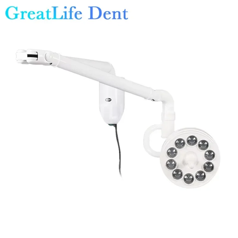 GreatLife Wall-mounted Dental Lamp Oral Light 30w 10Leds For Clinic Dentistry Operation Shadowless Surgical LED Lamp With Sensor