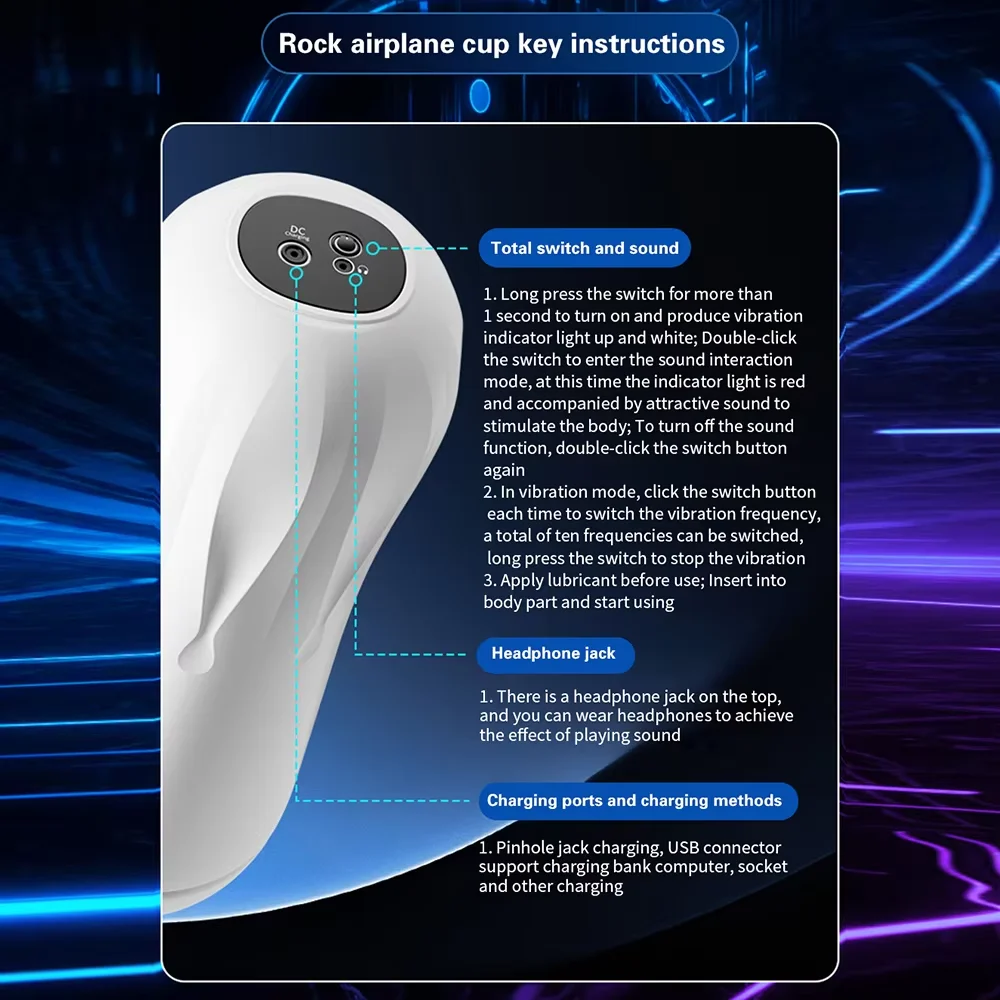 التلقائي مص ذكر الاستمناء اللسان معدات الاستمناء آلة الجنس لعب الكبار السلع للرجال رجل الموزه كوب