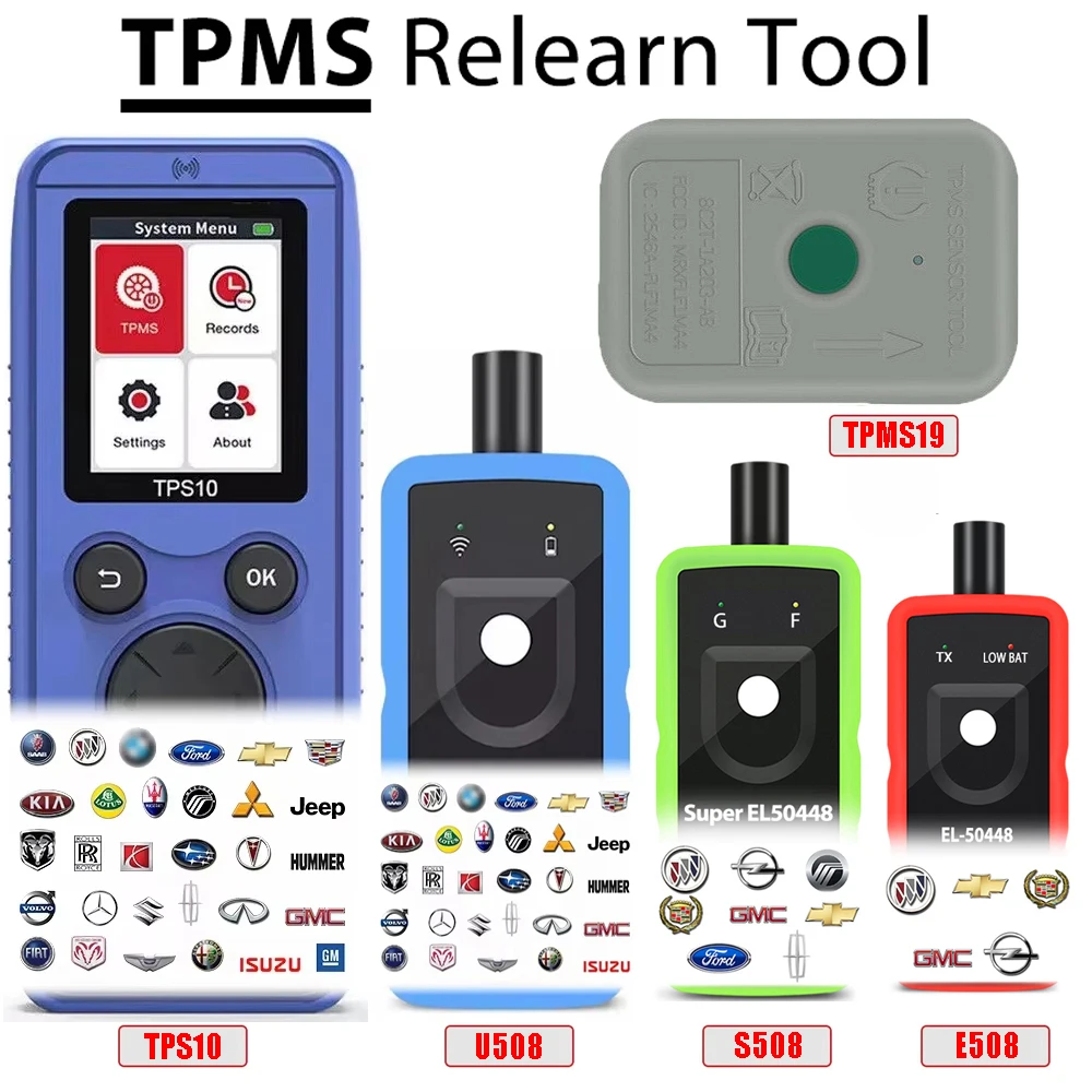 Universal Car Tire Pressure Reset Tool U508 TPS10 S508 Tire Pressure Monitor Sensor Release Tool for Ford Opel Jeep GMC Chevrole