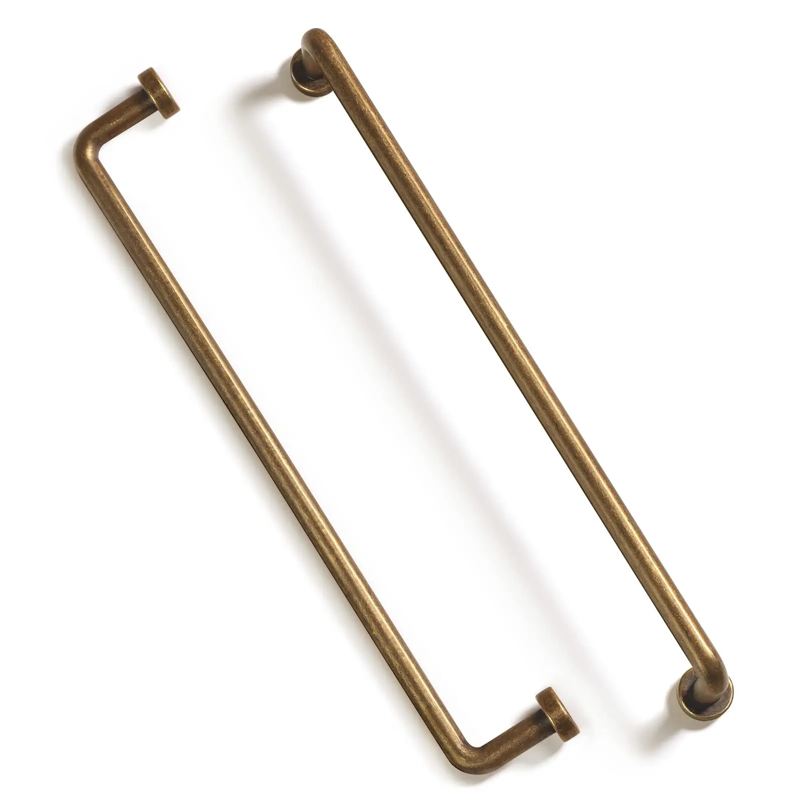 

Goo-Ki 6 Pack Antique Brass Cabinet Bar Pulls Shipped From US Warehouse Vintage Drawer Handles Classic Retro Kitchen Knobs