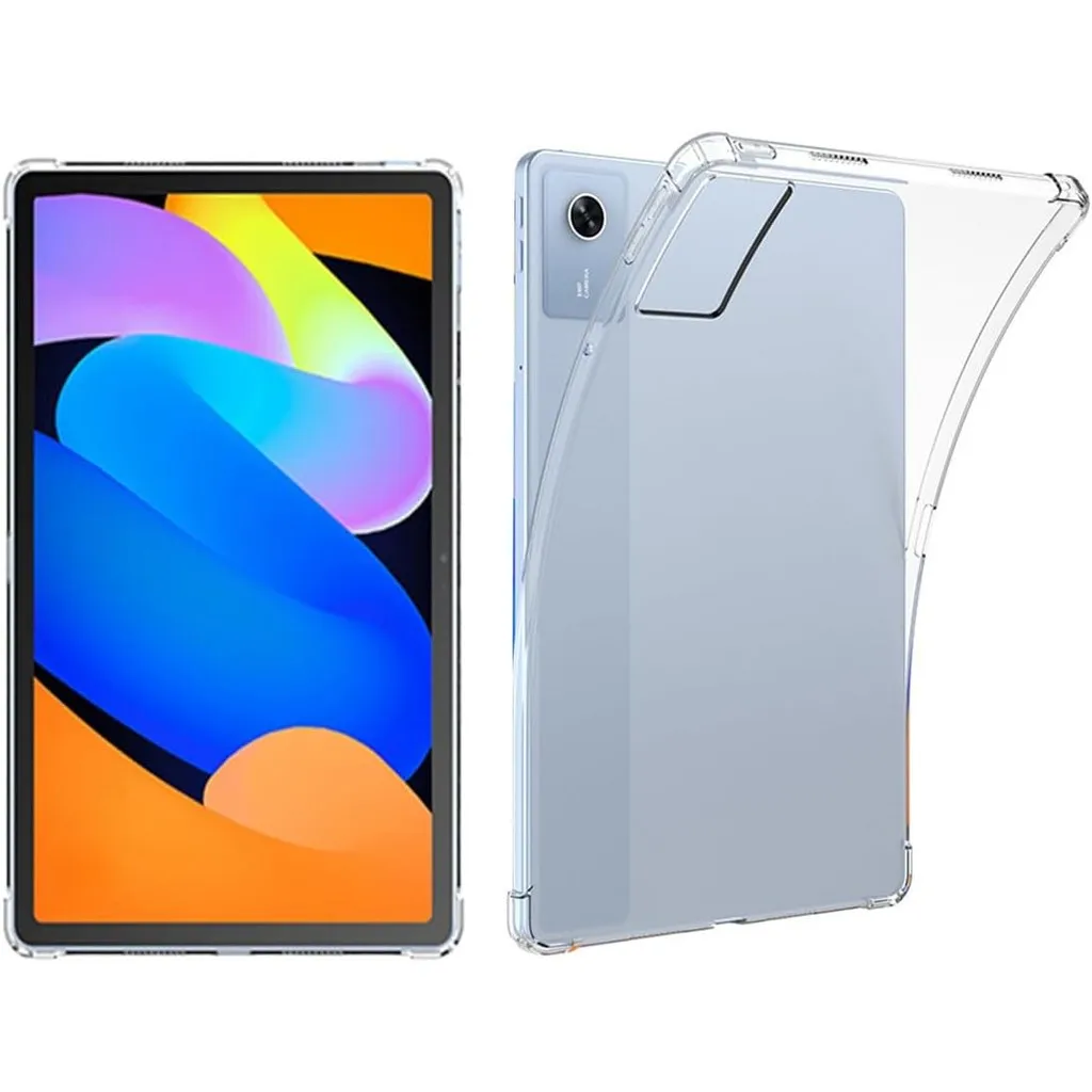 

for Motorola Moto Pad 60 Neo 2025 11 inch Case Transparent Air-bags Soft Silicone TPU Protection Shockproof Capa Fundas