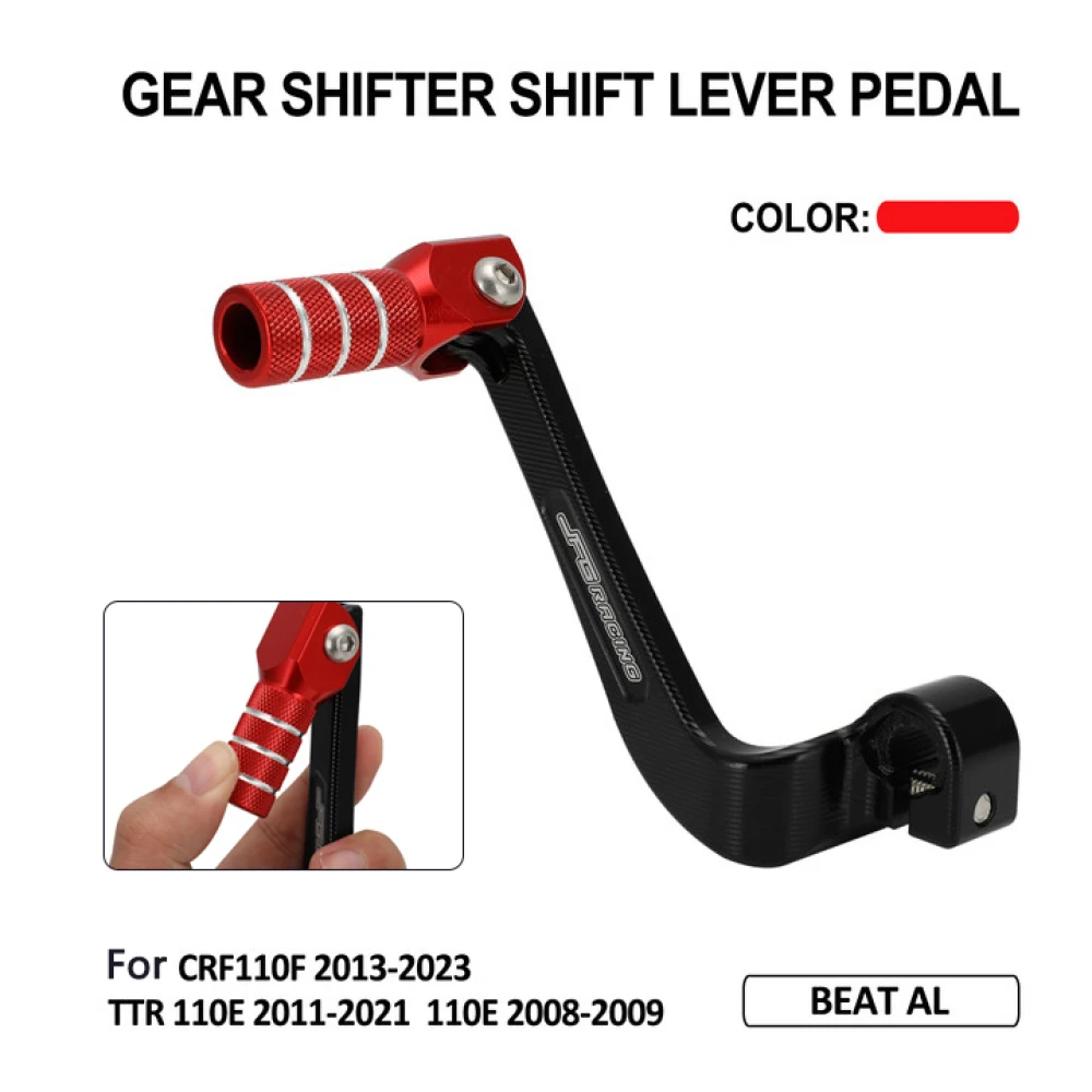 Motorrad-Schalthebel aus Aluminium, CNC, faltbare Spitzen, für Honda CRF110F 2013–2023, für Yamaha TTR 110E 2011–2021 2008–2009