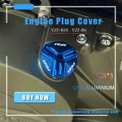 Engine Oil CUP For FOR YAMAHA YZF-R6 YZFR6 1999 2000 2001 2002 2003 2004 2005 2006 Motorcycles Accessories Oil Filler Cap Screws