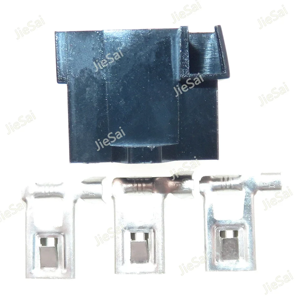 3 Pin Car Cable Socket Plastic Housing Unsealed Headlights 1 Series H4 Lamp Holder Connector Auto Parts