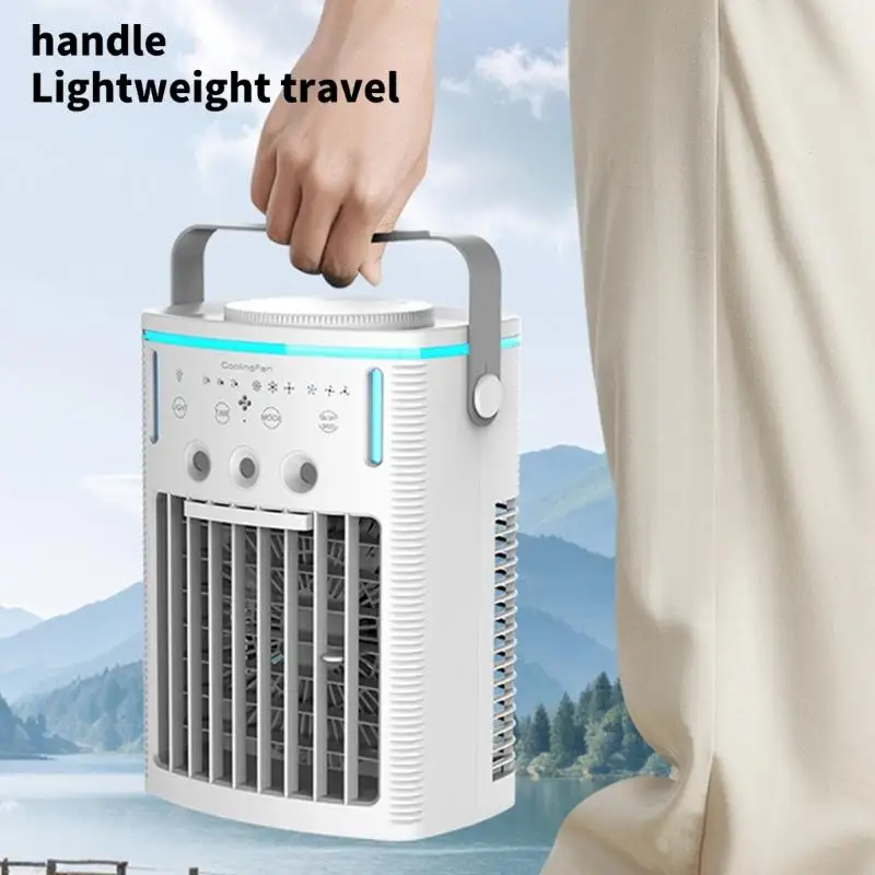 พัดลมระบายความร้อนด้วยน้ำ R9CD อุปกรณ์ระบายความร้อนที่มีประสิทธิภาพเครื่องปรับอากาศ 3 ตัวเลือกความเร็ว