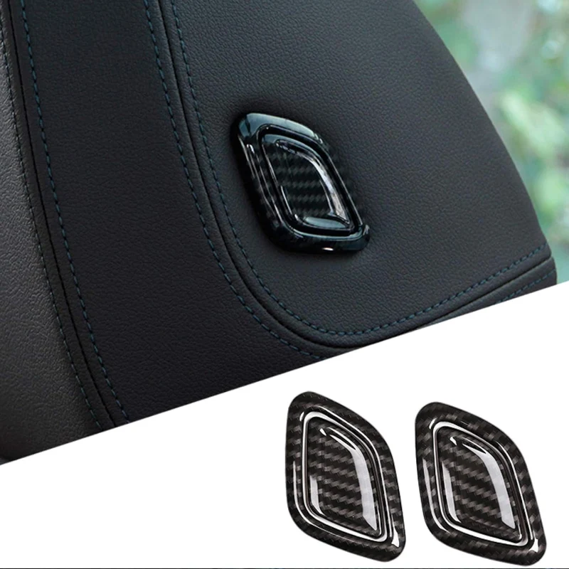 

For BMW X3/X4 3 4 Series i4 2018-2025 Car Seat Head Pillow Adjustment Buttons Cover Decoration Interior Accessories