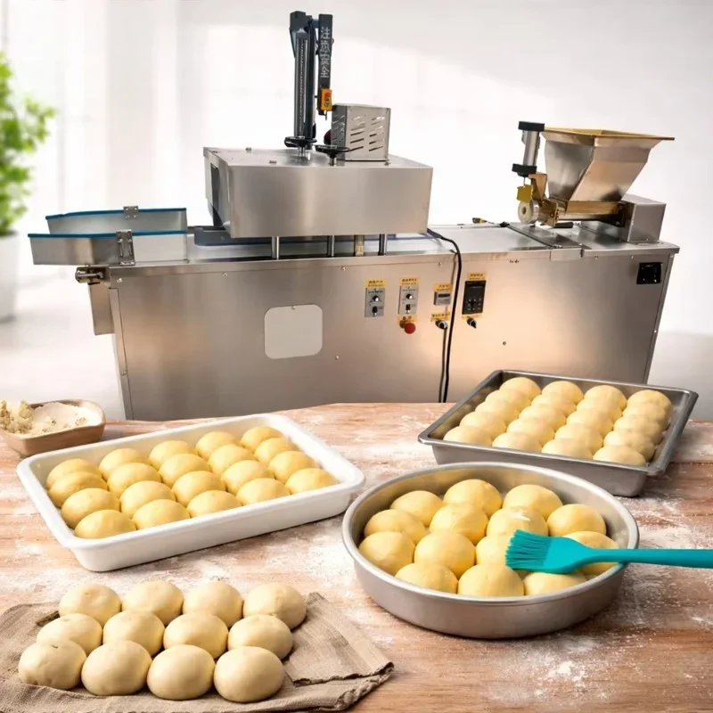 Customized Commercial Automatic Dough Divider Rounder Machine Dough Ball Forming Making Equipment For Bakery Production Line