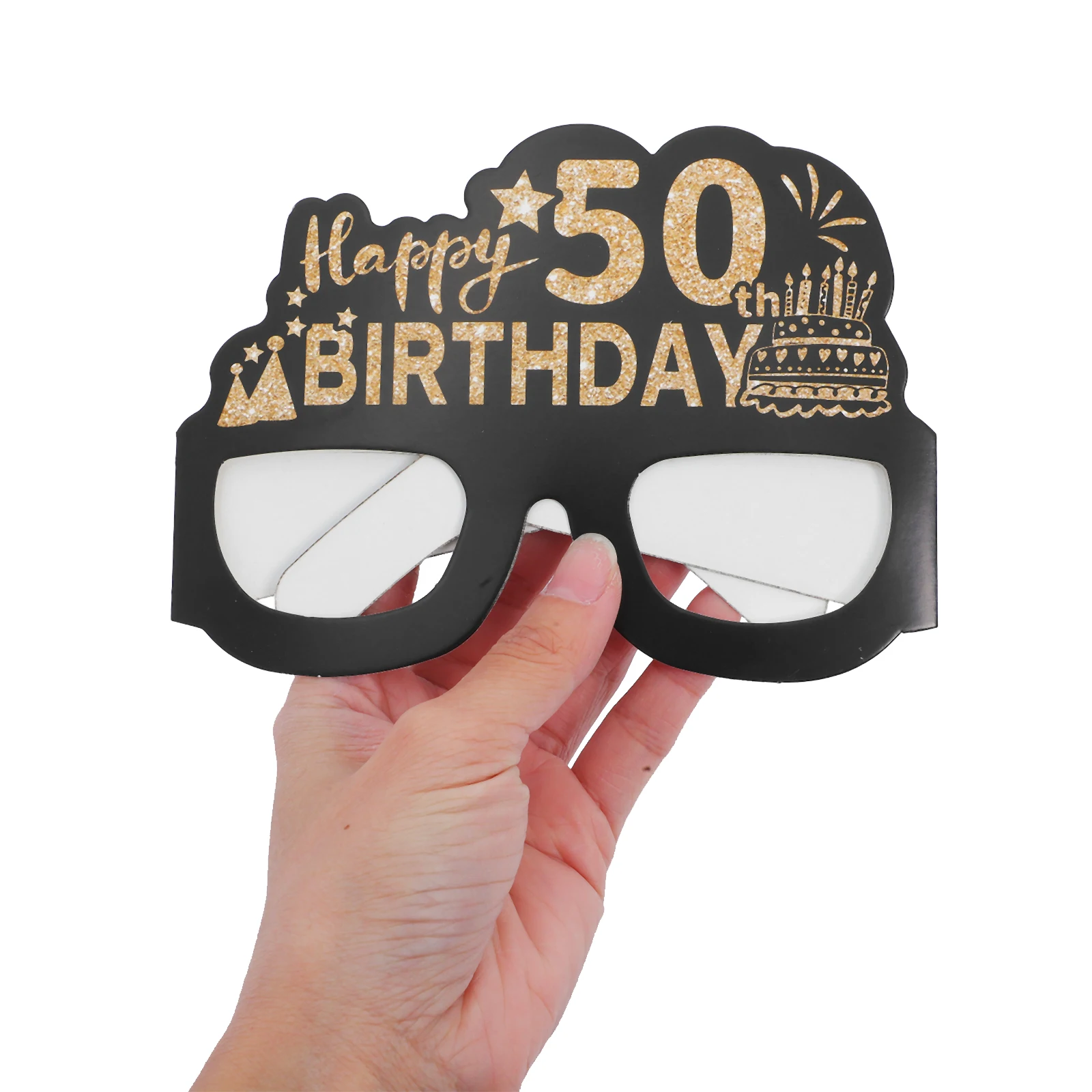 

Birthday Paper Glasses Frame Party Favors 50th Photo Event Decorations Accessories Props