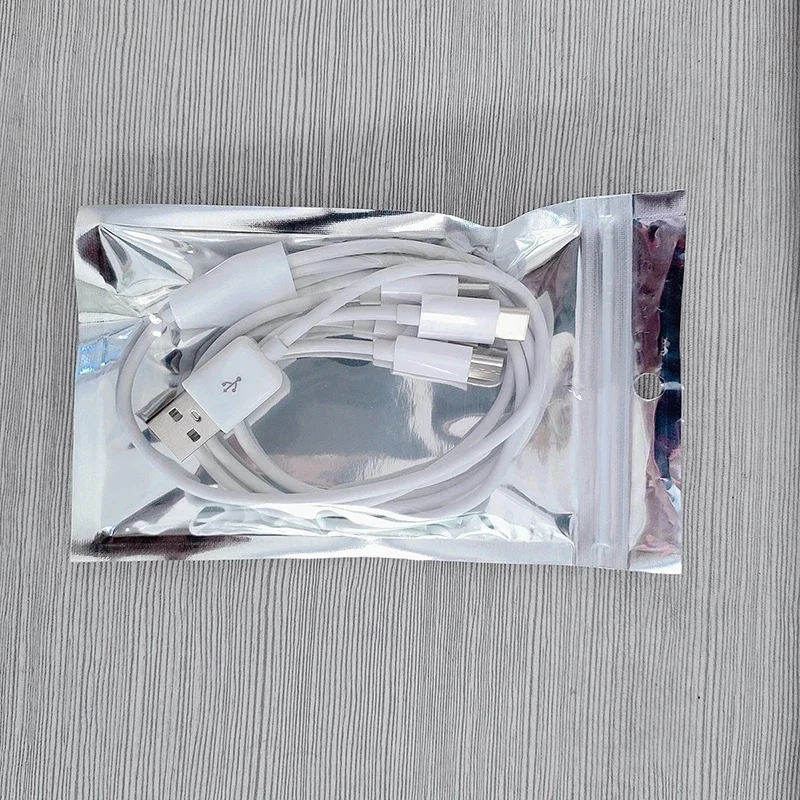 USB 3.1 charge cable OD 3.0MM 50cm 4 in 1 USB to 4 type C charger adapter cable power 4 type c for Smartphone tablet PC