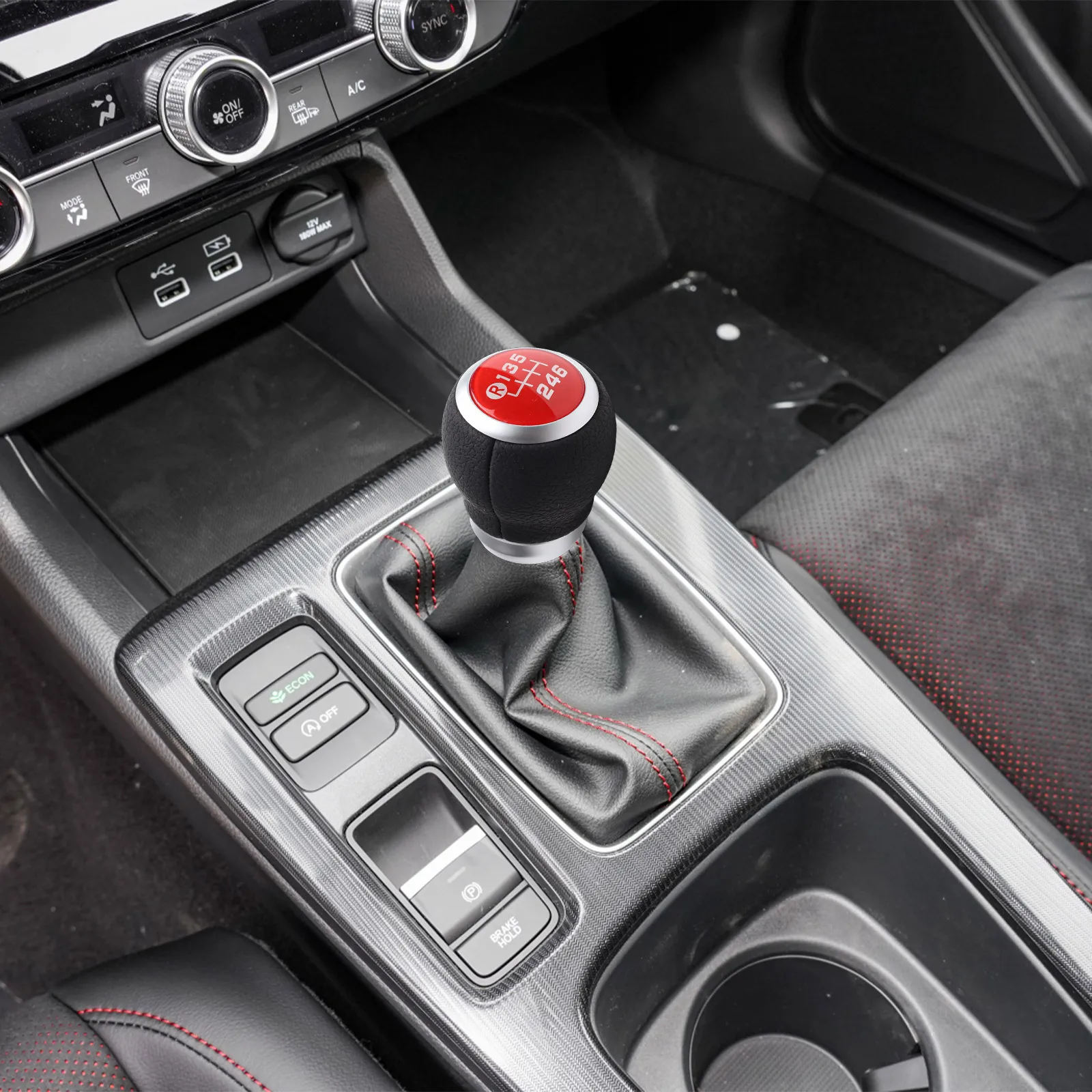 

For Toyota 86 13-20 Red Gear Shift Knob Manual Gear Shift Knob For SCION FR-S For Toyota 86 Direct Replacement