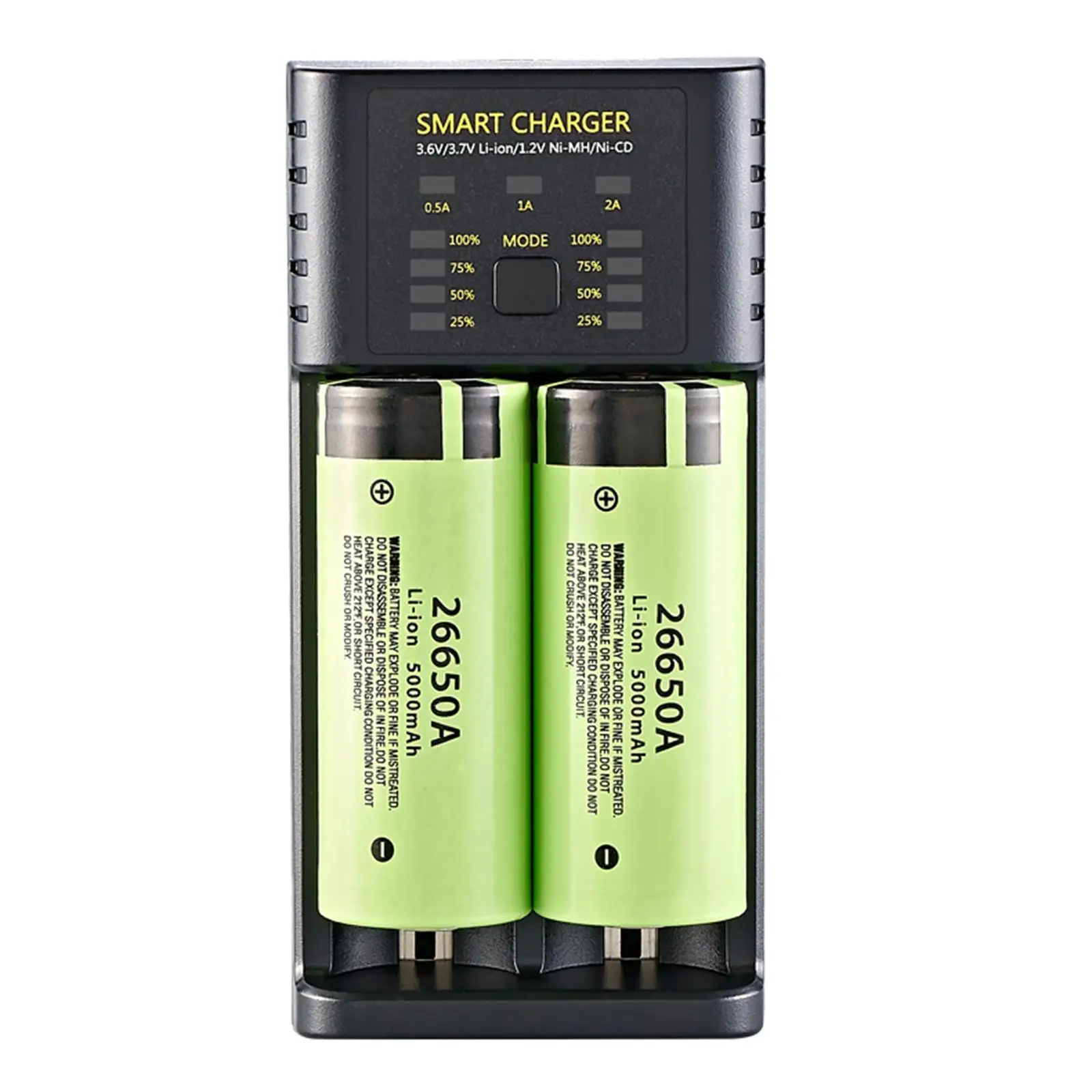 Slot USB Smart Battery Charger Universal for LI-Ion/Imr 17670 18350 Icr