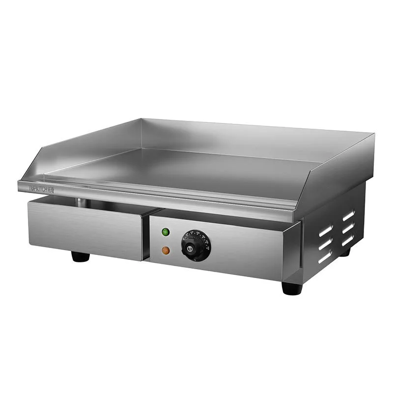 Kommerzielle, verstärkte elektrische Grillplatte/Teppanyaki-Maschine für Tintenfisch, Pfannkuchen, Dorayaki und Street Food