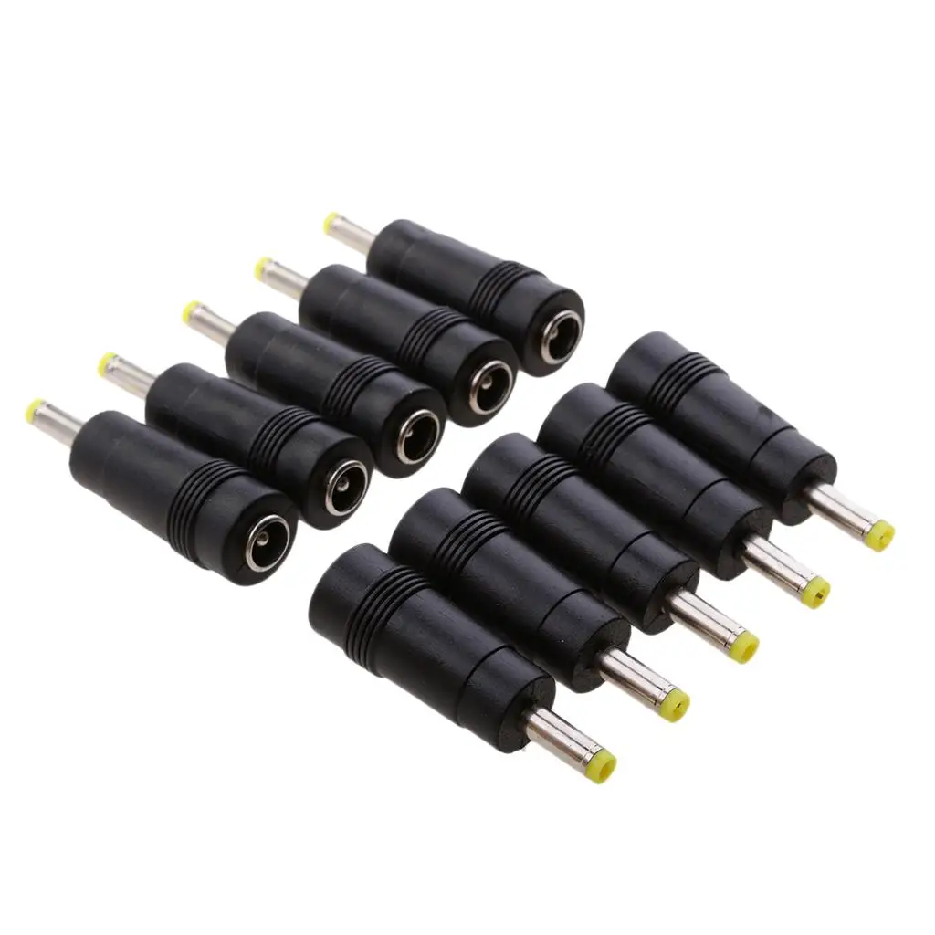 10pcs 5.5x2.1mm Female to 4.0x1.7mm Male Connector Plug Adapter