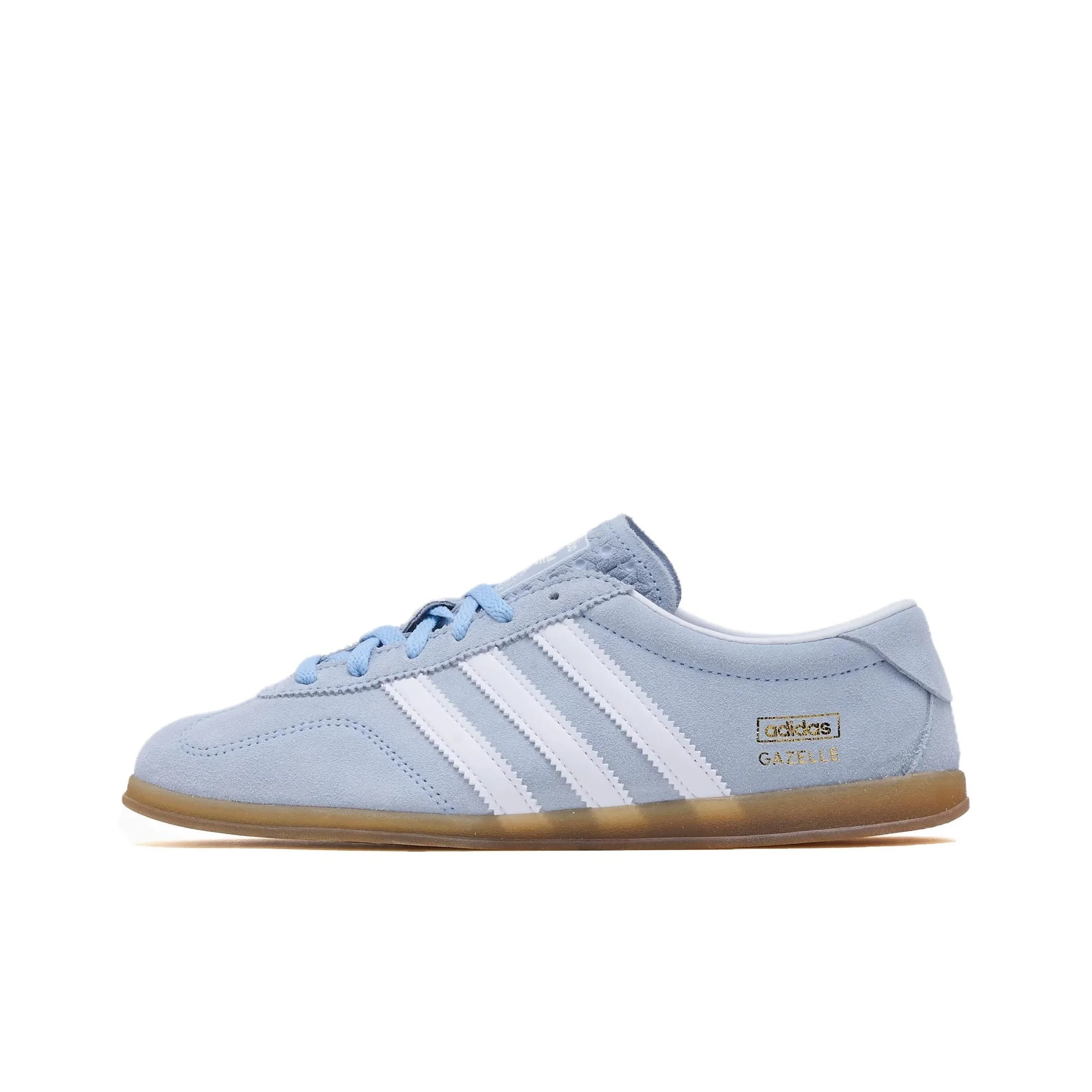 Adidas Originals Gazelle Skateboard Shoes Women's Low Top Blue/White JR8893