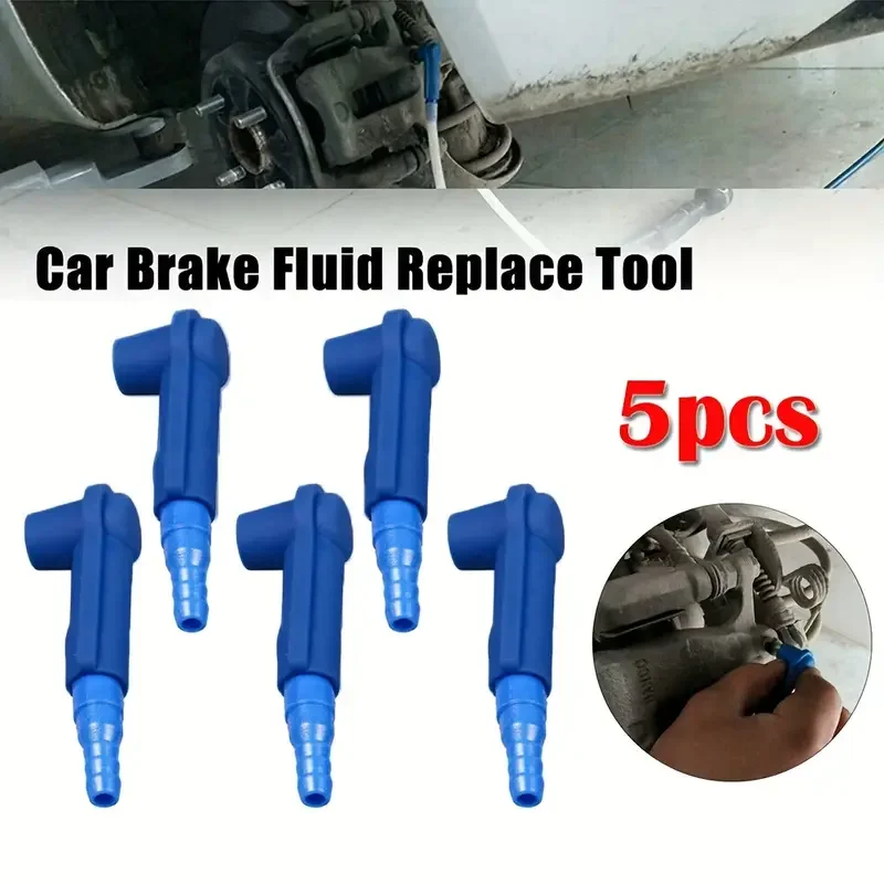 5 Pieces Brake Fluid Change Tool, Car Brake Fluid Change Tool, Pump Oil Bleed Replacement Air Kitswap Tool Connector