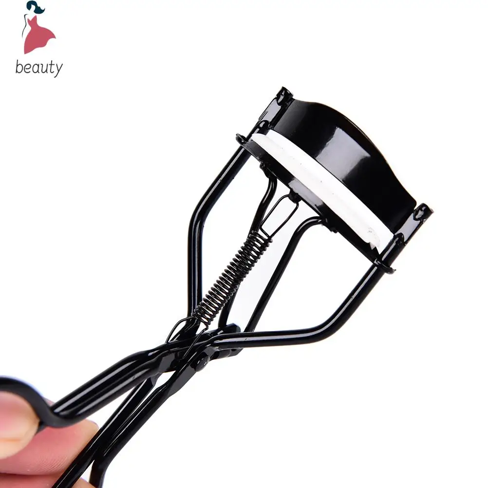 1Pc Stainless Steel Eyelash Curler Black Women Nature Style Curved Eyelashes Make Up Tools