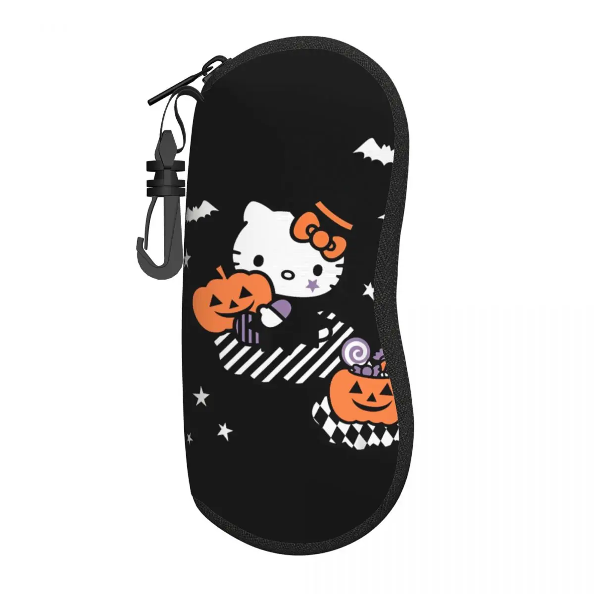 Hello Kitty Trick Or Treat Halloween Glasses Case Portable Box Sunglasses Protector Office Glasses Box