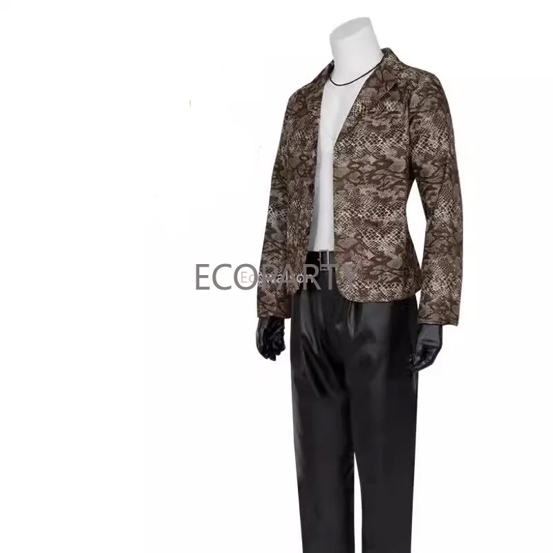 Anime Yakuza Goro Majima Cosplay Costume di Halloween su misura