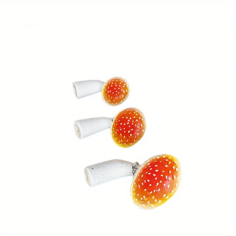 1 قطعة رف معلق الفطر الراتنج جدار رف معلق شكل الفطر ديكور المنزل الحلي لرفوف معلقة على الحائط