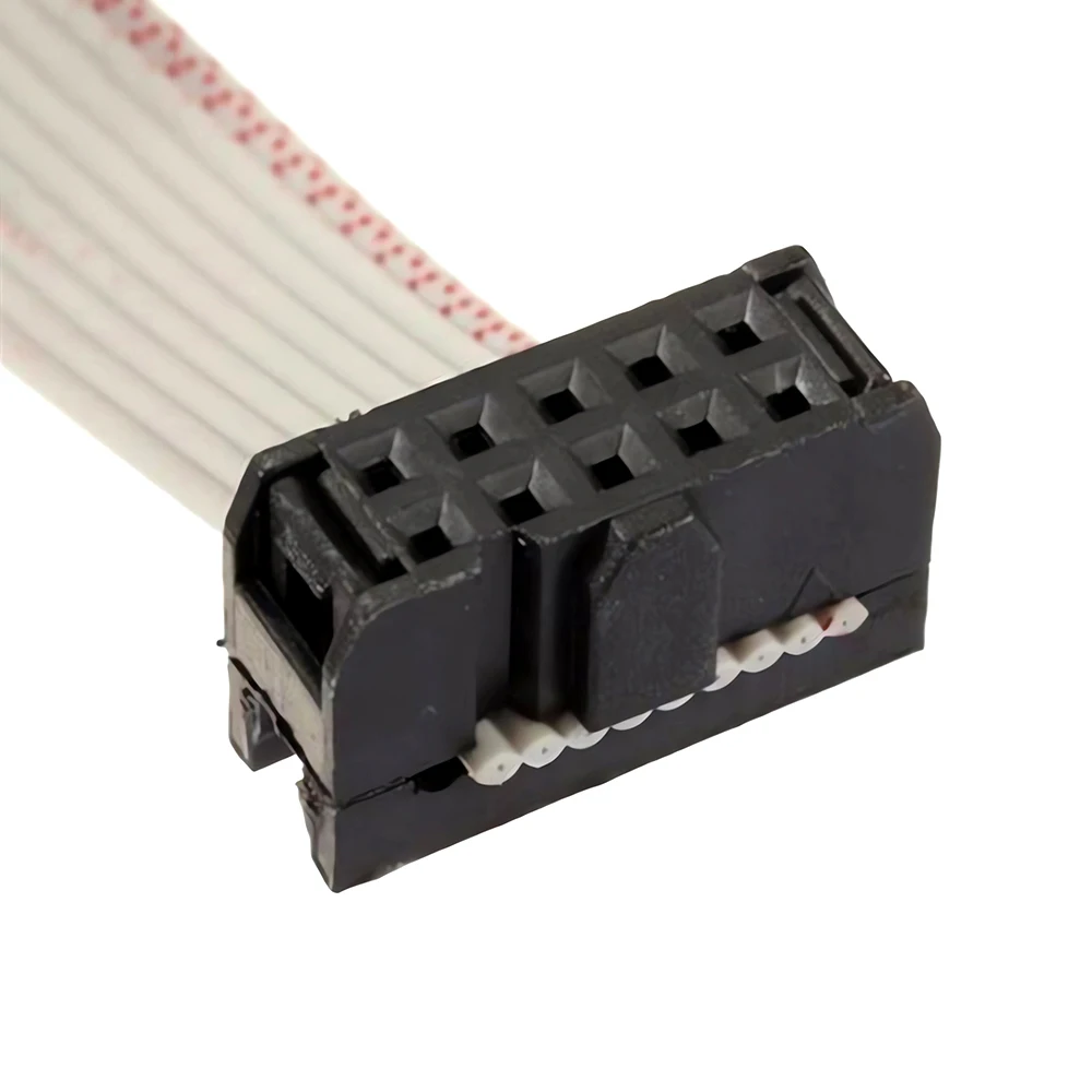 1pc For Motherboard 9 Pin Female to RS232 DB9 Pin Com Port Ribbon Serial Cable Connector Bracket with Cable 1/2 Port Serial