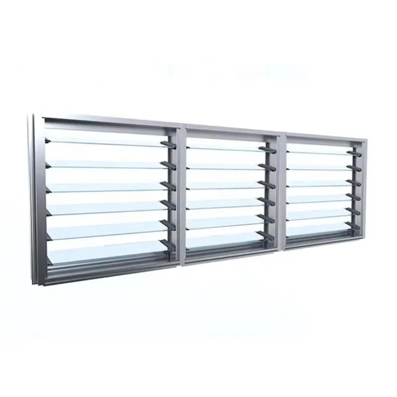 Electric exterior window shutters, double-glazed aluminum hurricane-proof window shutters