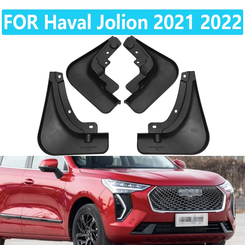 4pcs/ste Car Accessories Auto Styline FOR Haval Jolion 2021 2022 Mudflaps Fenders Mudguard Mud Flap Guard Splash Mudguards