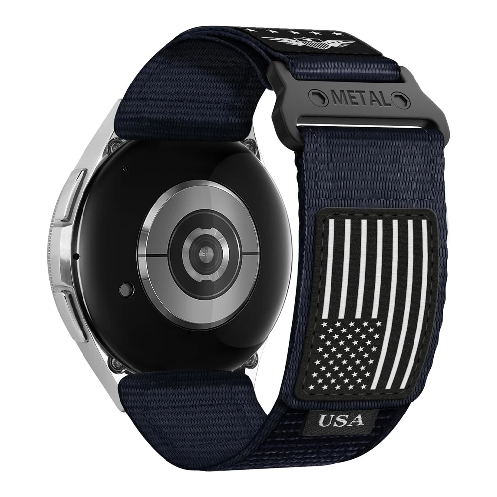 20 mm 22 mm Armbänder für Samsung Galaxy Watch 6 Classic/5 Pro/7/4/Gear S3 Robustes Nylongewebe-Armband Correa HUAWEI GT2e 3 4 5 Band