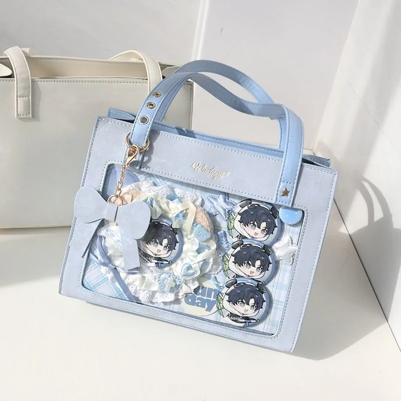 

Korean All Match Transparent Underarm Bag Women Y2k Aesthetic Casual Trendy Shoulder Ita Bags Preppy Fashion Handbags Crossbody