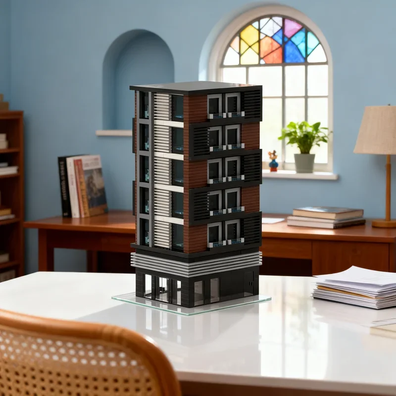 

3263 деталей MOC The Orchestra V1.0: Модульная модель уличной сцены, строительные блоки, архитектурная игрушка, рождественский подарок, конструктор для детей, сделай сам