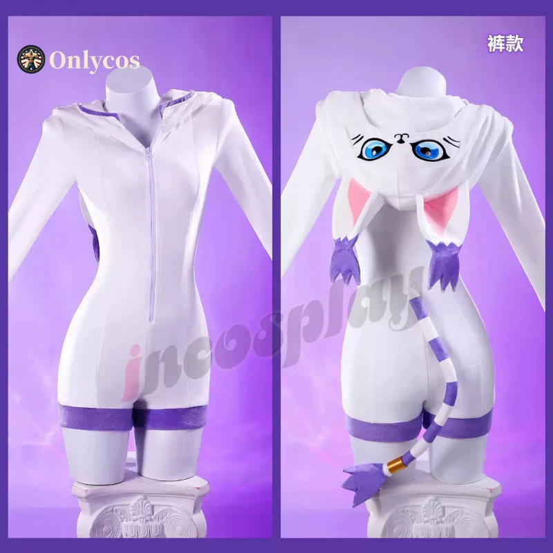 

Костюм для косплея Time Stranger Tailmon, игровая/аниме-форма для вечеринок, одежда для ролевых игр на Хэллоуин, Onlycos