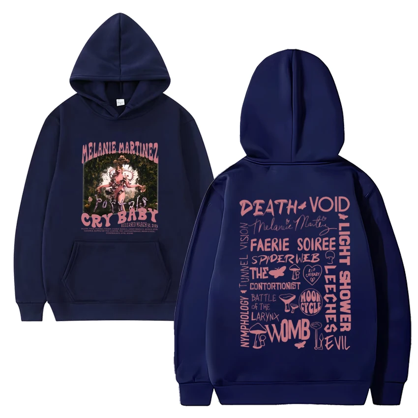 Hete Verkoop Melanie Martinez Portals Tour 2024 Print Hoodie Nieuwe Mannen Gothic Y 2K Sweatshirt Unisex Fleece Pullovers Met Lange Mouwen