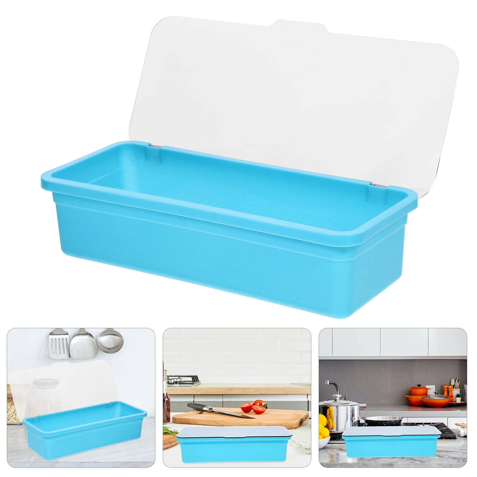 

Cutlery Holder Kitchen Chopstick Rack Plastic Drainer Silverware Drying Basket Storage Solution Efficient Water Draining