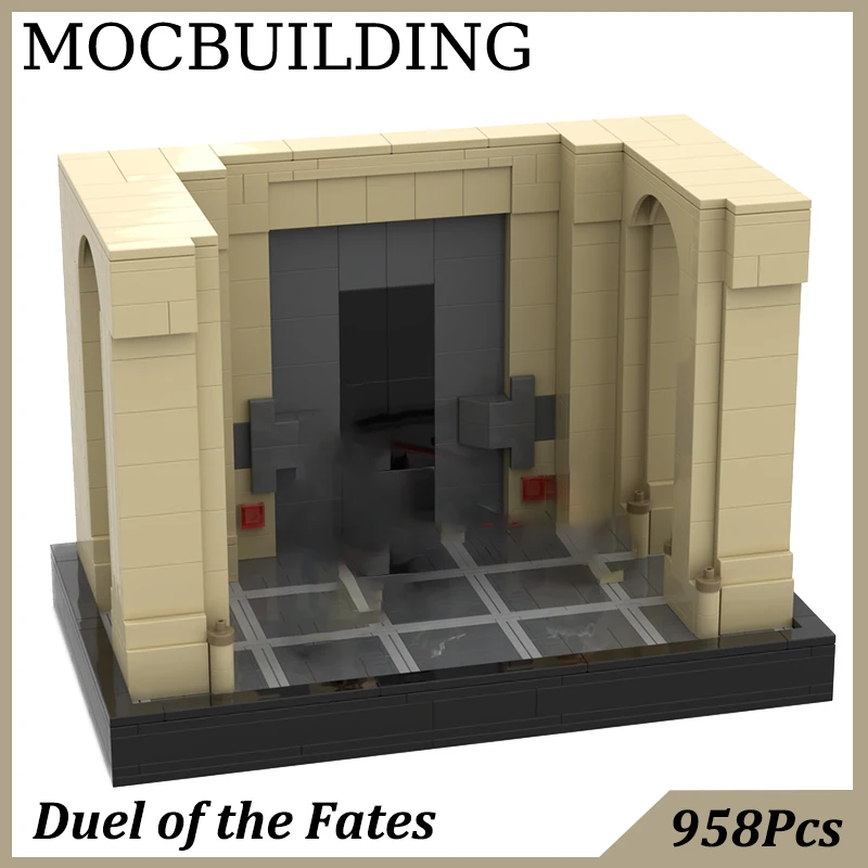 

Duel of the Fates Diorama Movie Scene Model MOC Building Block Bricks Toys for Kids Birthday Gift