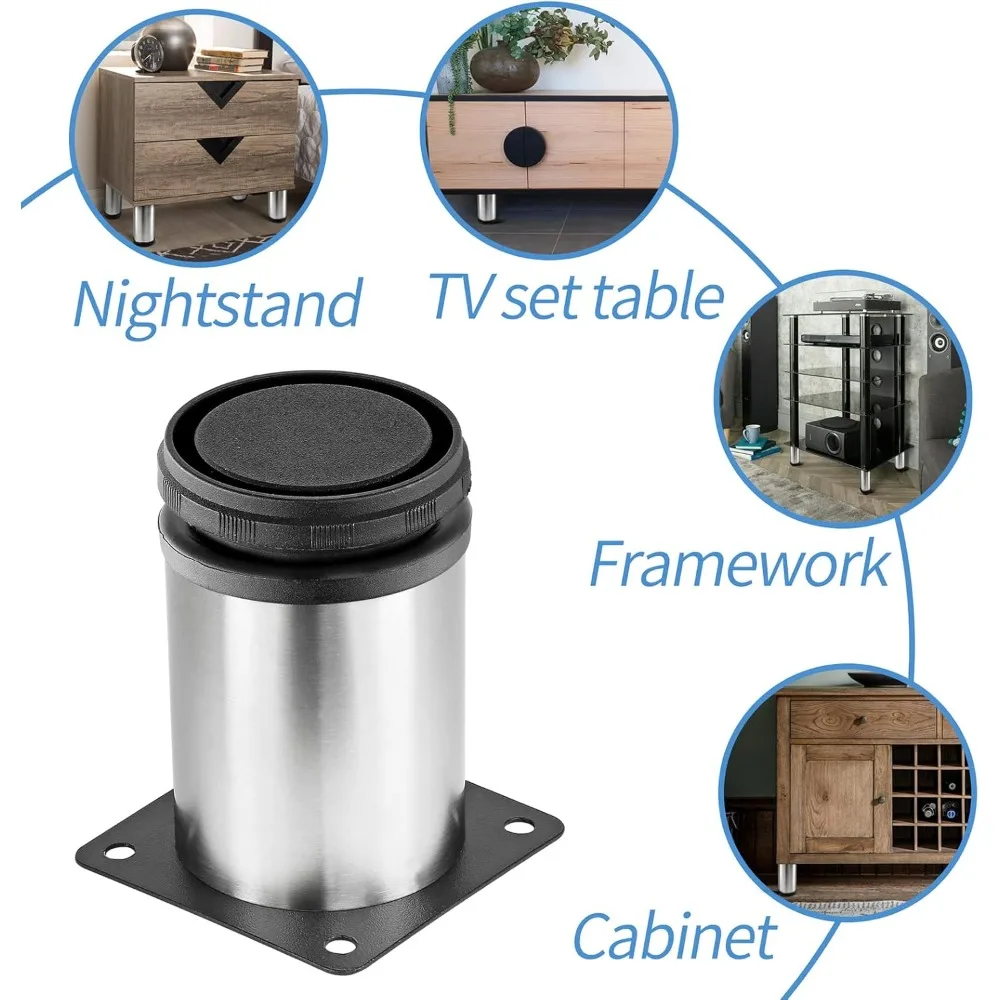 Noticias Patas de muebles Patas de mesa ajustables,Pies de cocina para muebles de gabinete,Muebles de oficina,Sofá,Metal de acero inoxidable 2025