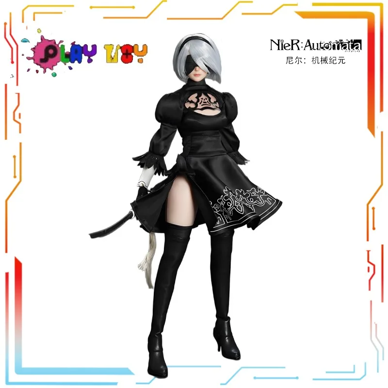 

PLAY TOY оригинальная 1/6 готовая подвижная кукла серии Niel Mechanical Era 2B аниме фигурка в сборе модель игрушки подарки для мальчиков