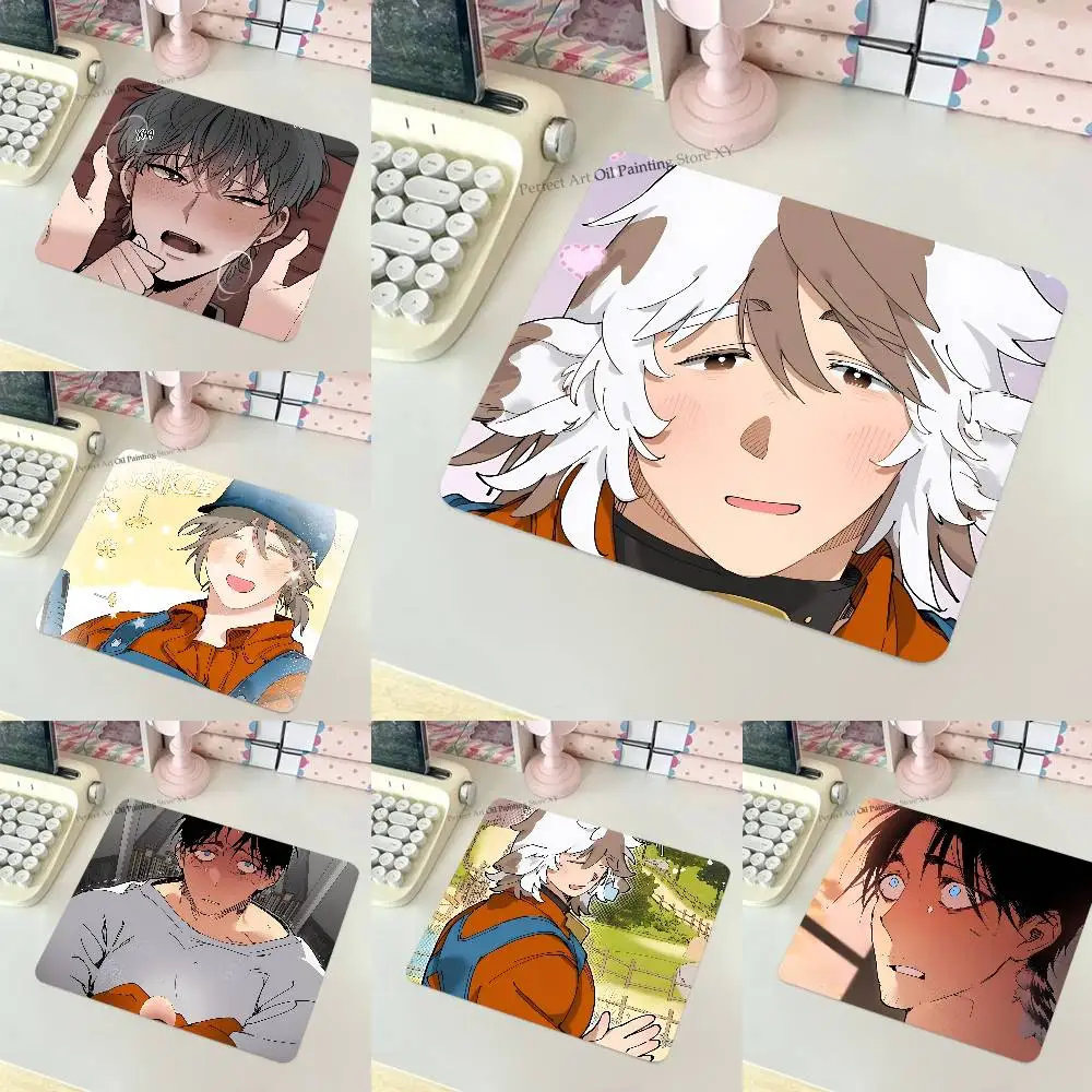 

Коврик для мыши Manhwa Mr As Farm, небольшой коврик для мыши с фиксированным краем для геймеров, прямоугольный противоскользящий резиновый коврик для компьютерного стола