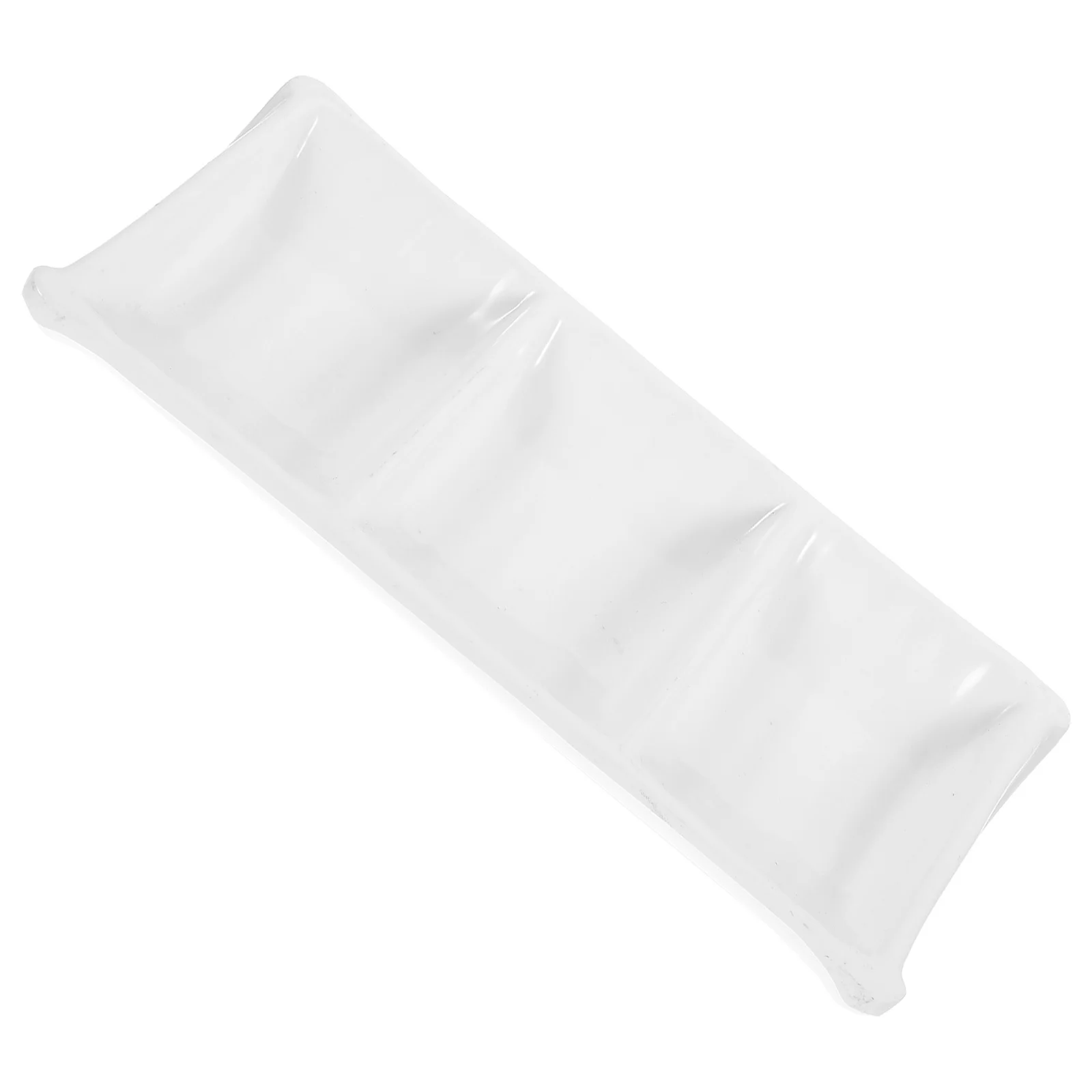 Juego de Platos para Salsas de Tres Compartimentos, Plato Multifuncional para Condimentos, Platos para Servir en el Hogar para Sushi, Vinagre de Soja, Wasabi