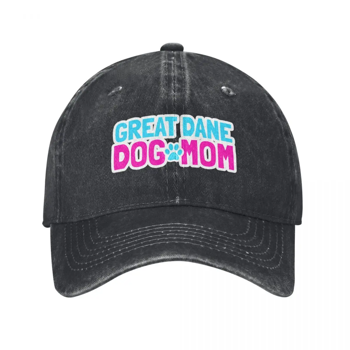 Great Dane Dog Mom Paw Summer Beach Gift Baseball Cap Dropshipping tea Hat Hats For Women Men's