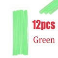 12 piezas verdes en bolsa