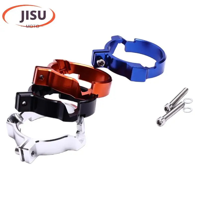 Exhaust pipe protection blue/orange/black/silvery optional, Suitable for motorcycle exhaust clamp and bracket replacement parts