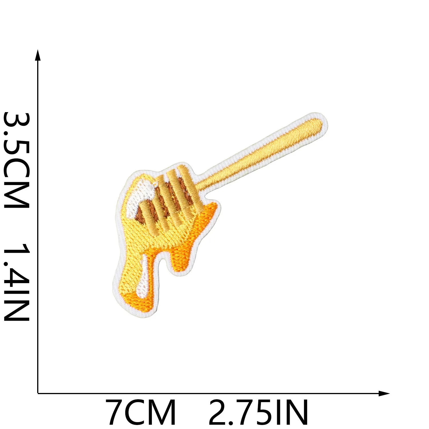 1PCS Bumblebee Nectar Hornet's Nest Embroidery Sticker Bee Honey Insect Patch Iron On Retail DIY Canned Cloth