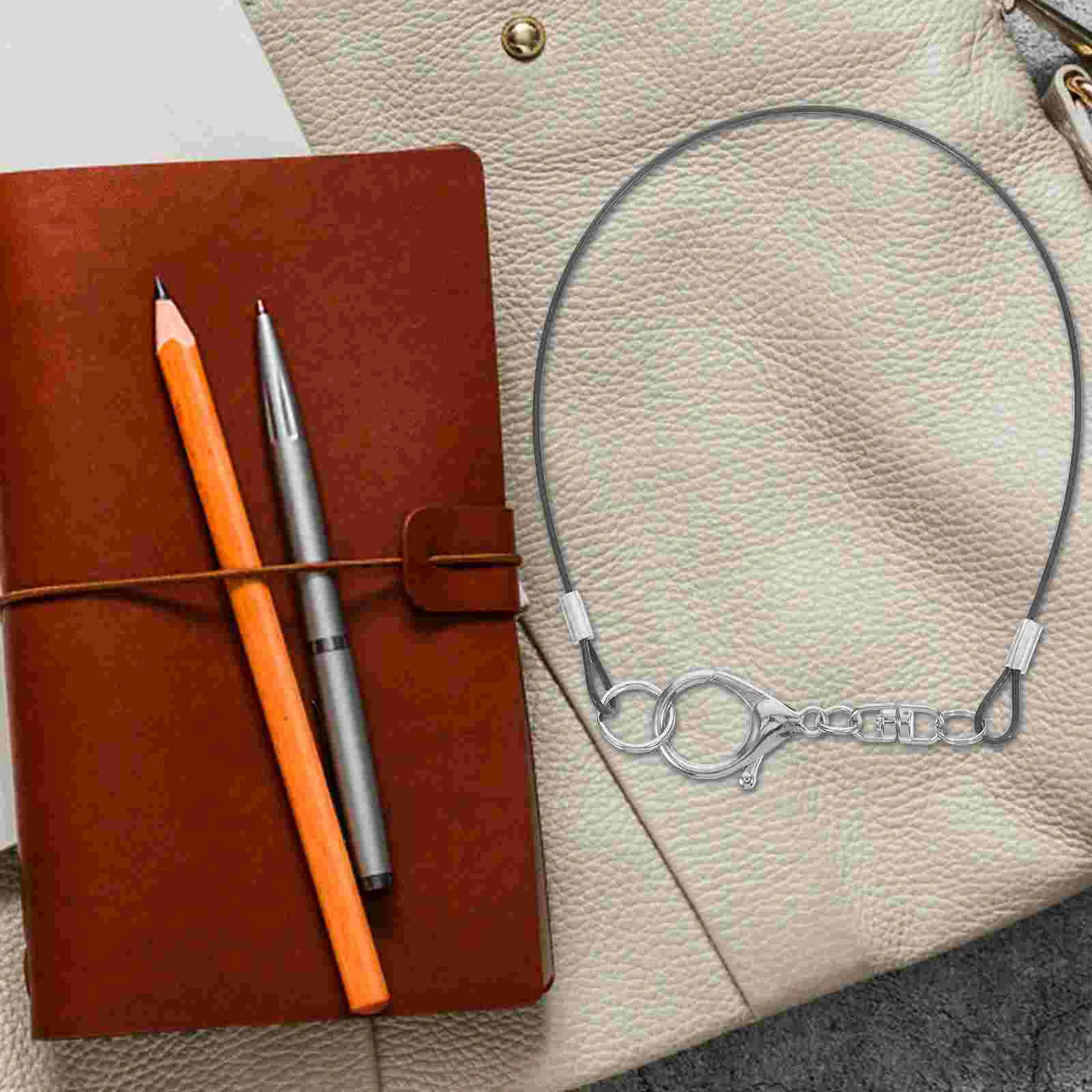 4 шт., держатель для ручки-ручки, поводок для буфера обмена, ремень для сотового телефона, шнур для стилуса, петля, черная цепочка для путешествий