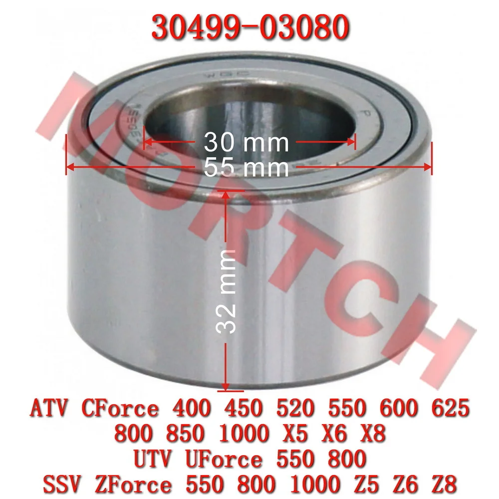 Hub Bearing DAC3055W 30499-03080 For CF Moto 850cc CF1000 CF188 SSV UTV ATV CF500-5B A C CForce 520L IRON MAX L7e UForce 550 800