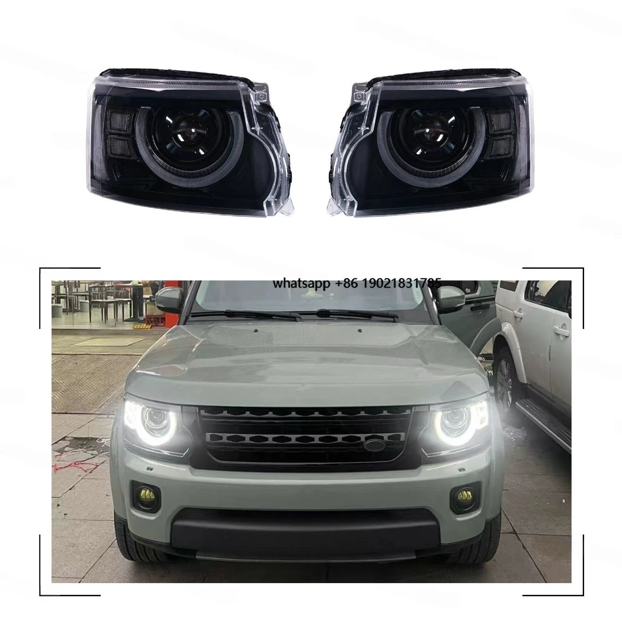 Hight Quality Automatic  Light Headlamp Car Led Headlights for Discovery 4 Upgrade to Defender